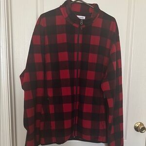 Red and Black Checkered Men's Jacket